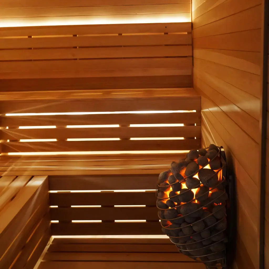 Carbon Smart Saunas - 7' x 10' x 8' - by Finnish Sauna Builders